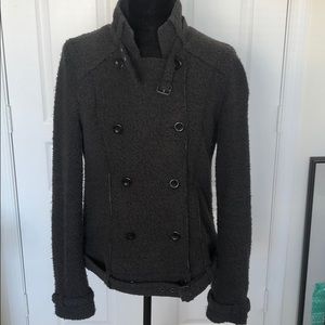 Free People  We The Free Biker-Style Fabric Jacket